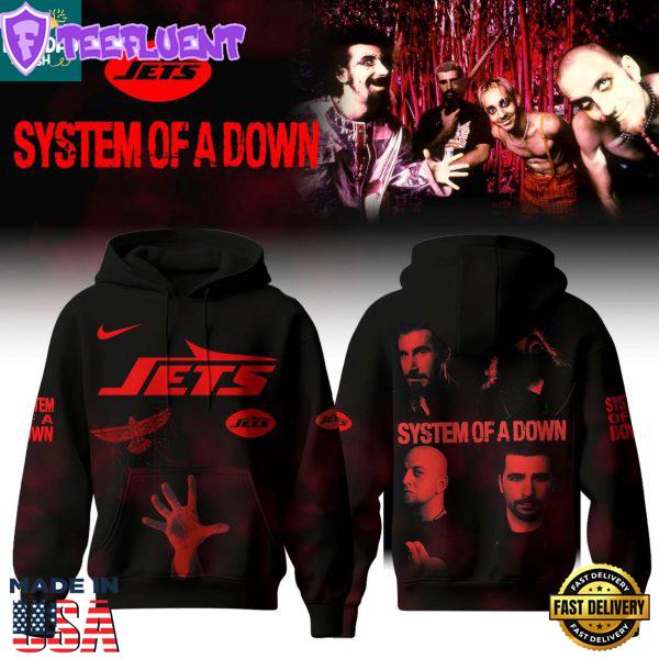 New York Jets 2025 System Of A Down Concert Celebrating Hoodie