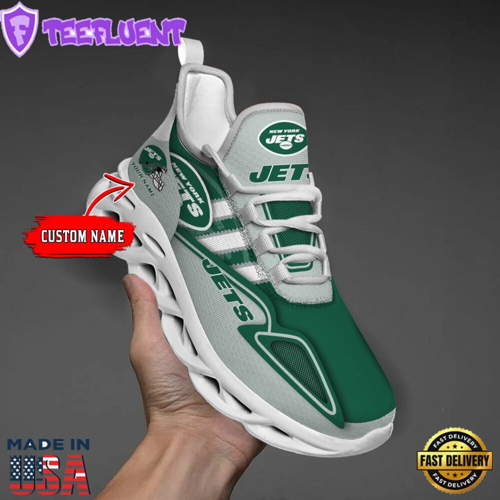 New York Jets Clunky Max Soul Shoes NFL Personalized 1