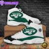 New York Jets Football NFL Big Logo 6 Air Jordan 13 Sneaker Shoes - Gift For Fans