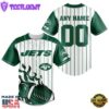 New York Jets NFL 3D Personalized Baseball Jersey Shirt For Fans