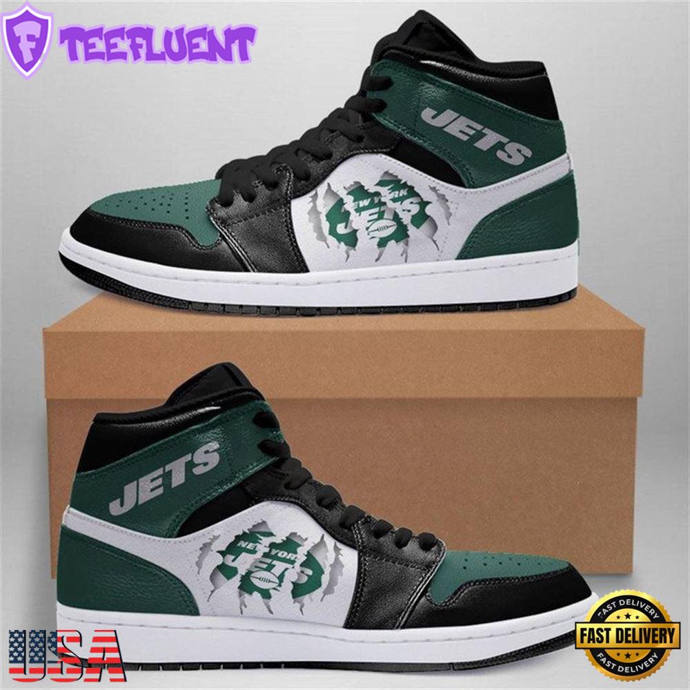 New York Jets Nfl Air Jordan Shoes Sport Sneaker Boots For Men Women