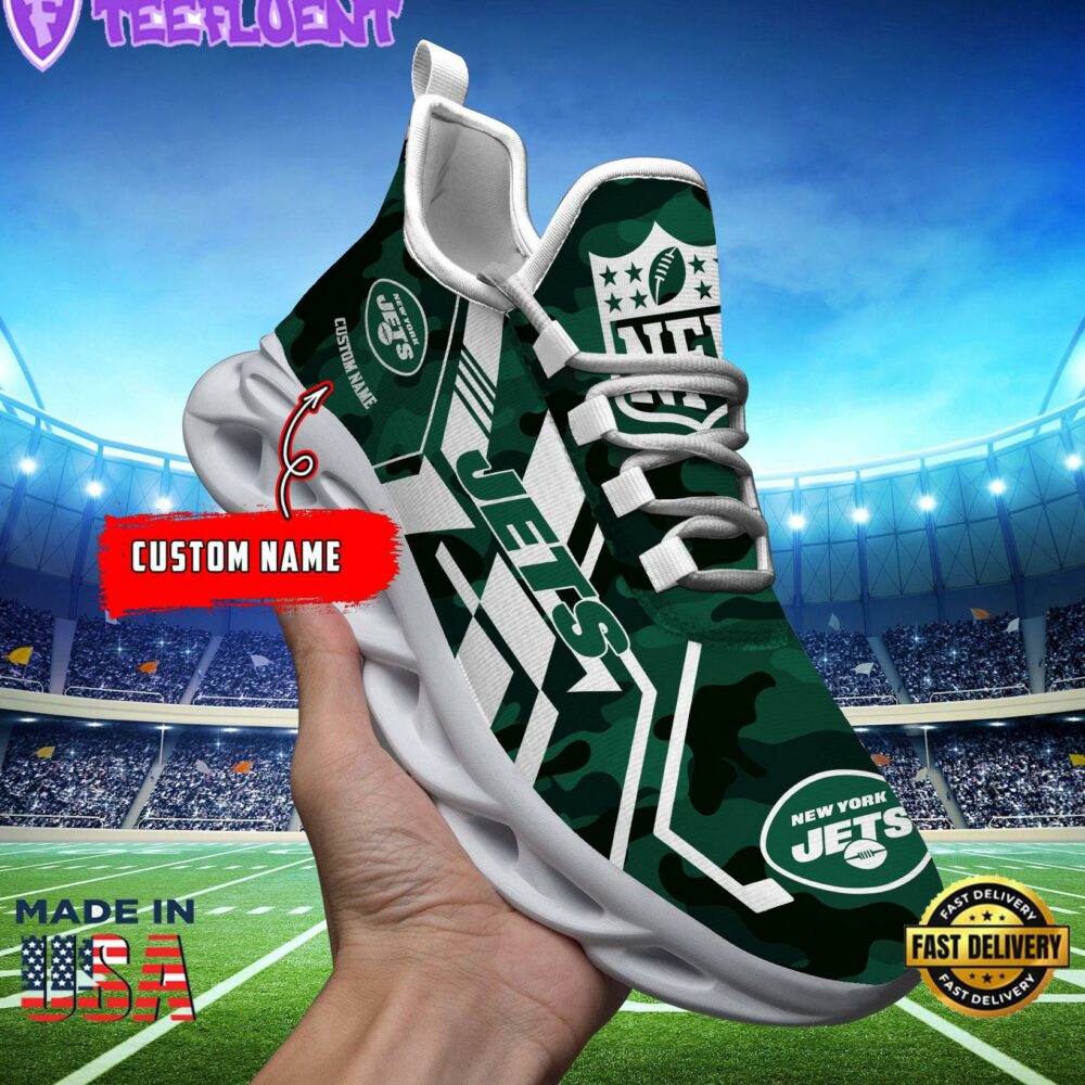 New York Jets NFL Clunky Max Soul Shoes Personalized 1