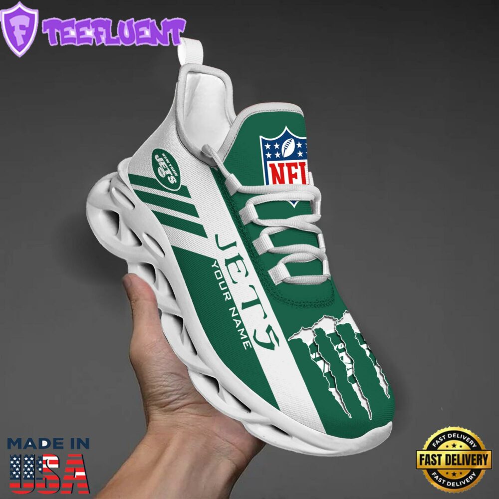 New York Jets NFL Clunky Max Soul Shoes Personalized