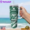 New York Jets NFL Custom Stanley Quencher 40oz Stainless Steel Tumbler