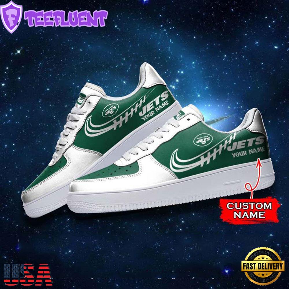 New York Jets NFL Personalized Air Force Sneaker