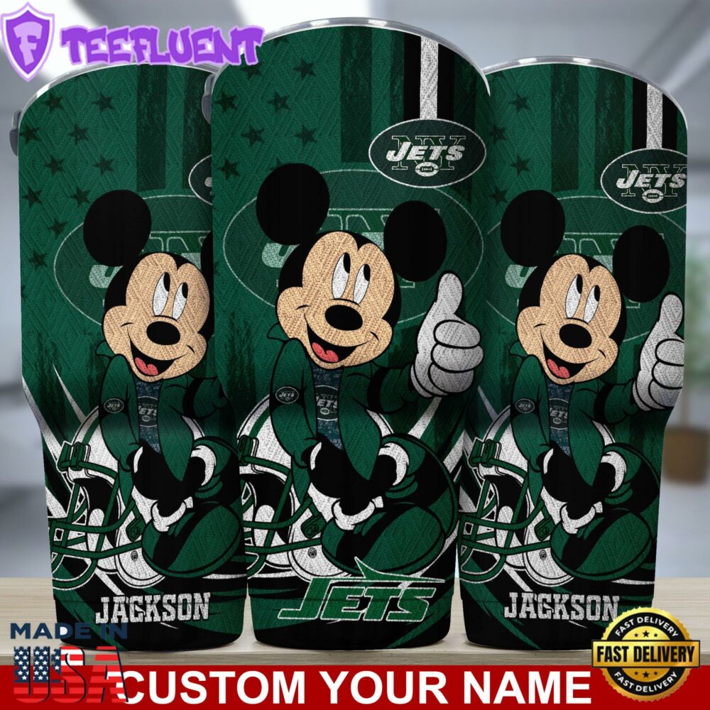 New York Jets NFL-Custom Tumbler Mickey Mouse For You