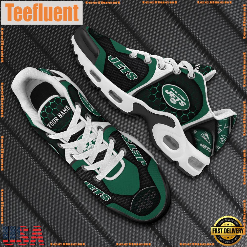 New York Jets Tn Shoes Personalized Your Name, Football Team Shoes