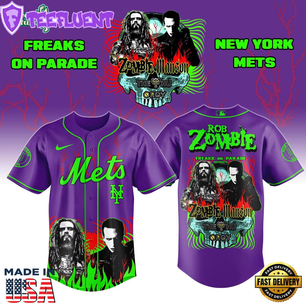 New York Mets x Freaks On Parade Tour 2026 Colab Jersey Limited Edition
