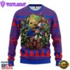 New York Rangers Groot Hug Christmas Ugly Sweater Sport For Fan