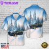 New York State Police K9 Police Car Christmas Hawaiian Shirt