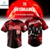 New York Yankees Metallica Night Special Edition Baseball Jersey 3 New York Yankees Metallica Night Special Edition Baseball Jersey