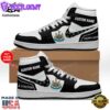 Newcastle United Black White Nike Logo Design Air Jordan 1 High Top