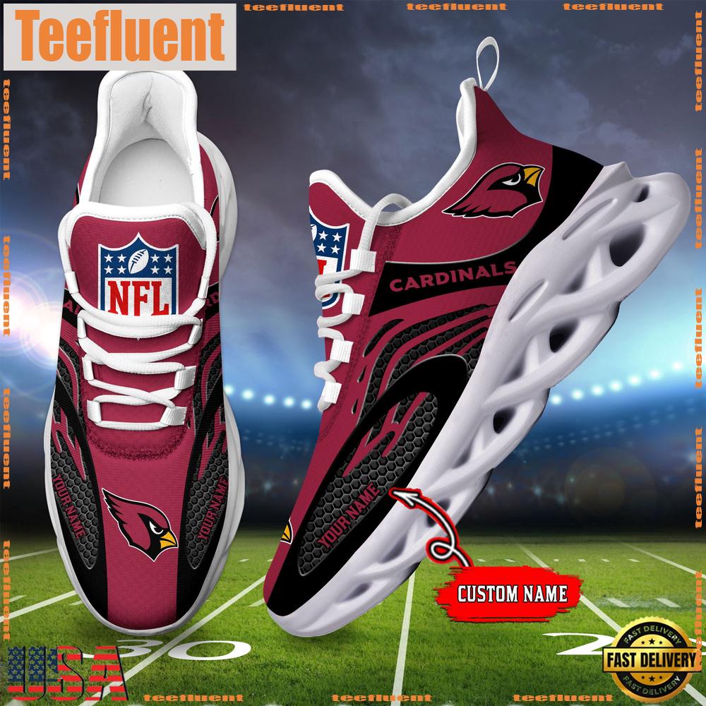 NFL Arizona Cardinals Custom Max Soul Shoes