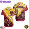 NFL Arizona Cardinals Football American Flag Mascot Custom Name Hawaiian Shirt
