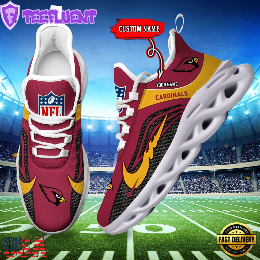 NFL Arizona Cardinals Football Team New Design Max Soul Shoes Sneaker