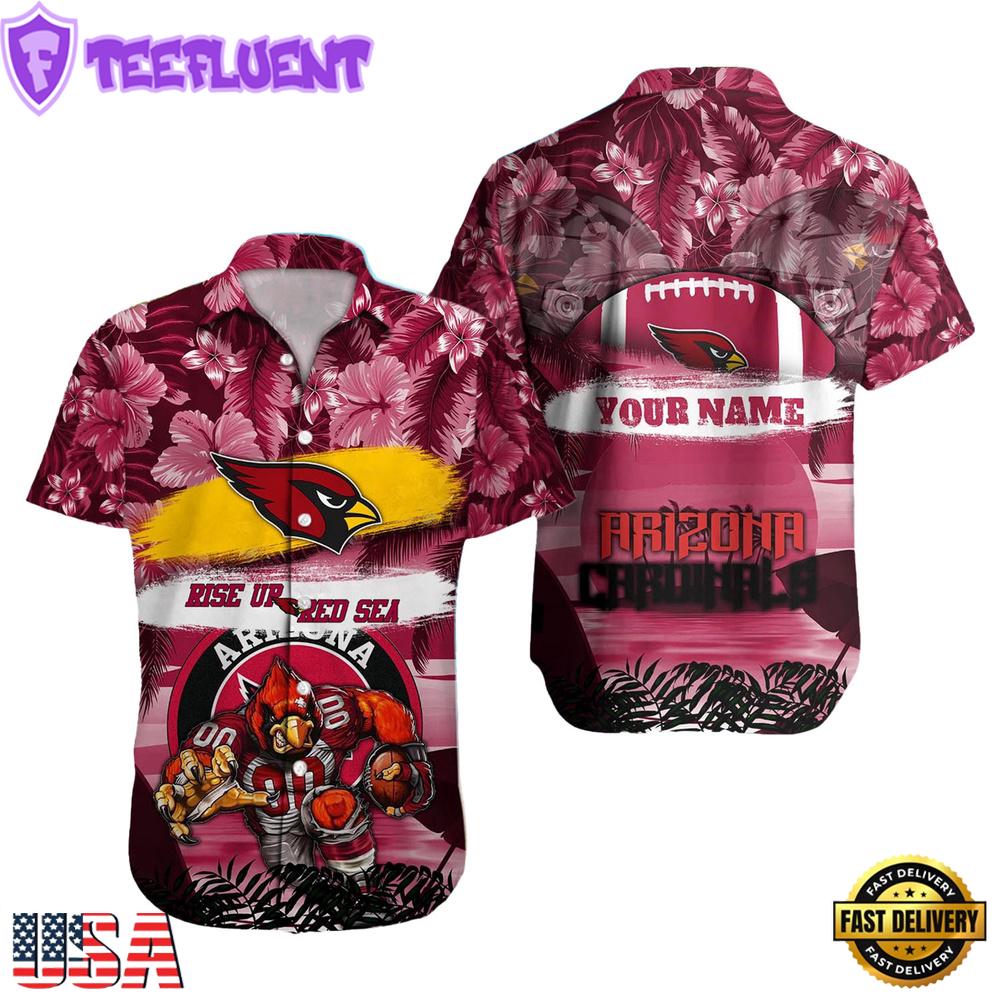 NFL Arizona Cardinals Mascot Football Hawaiian Shirt