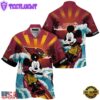 NFL Arizona Cardinals Mickey Mouse Surfing Custom Name Hawaiian Shirt