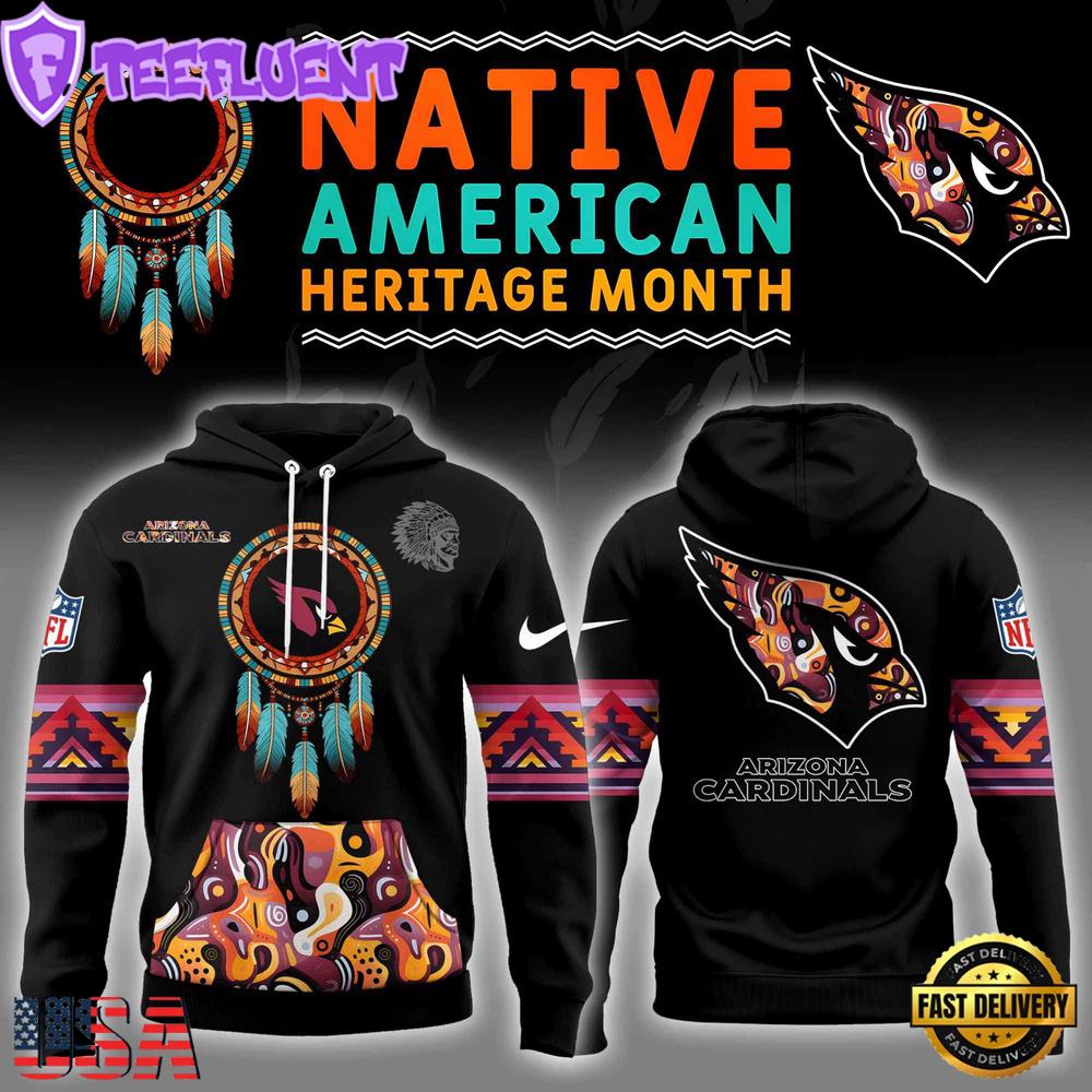NFL Arizona Cardinals Native 3D Unisex Hoodie NFL Arizona Cardinals Native 3D Unisex Hoodie