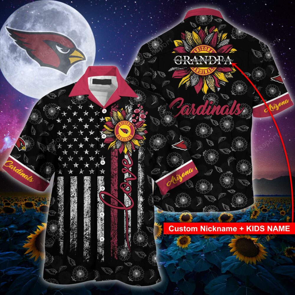 NFL Arizona Cardinals Sunflower For Mother Day Father Day Hawaiian Shirt