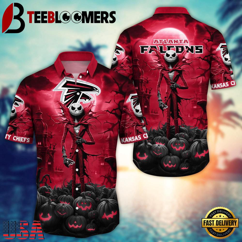 NFL Atlanta Falcons Halloween Jack Hawaiian Shirt