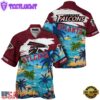 NFL Atlanta Falcons Hawaii Beach Custom Name Hawaiian Shirt