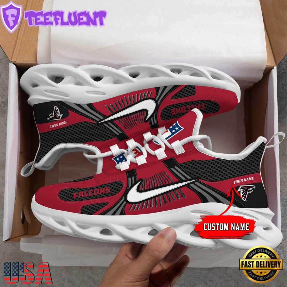 NFL Atlanta Falcons Logo Football Team New Season Max Soul Shoes