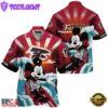 NFL Atlanta Falcons Mickey Mouse Surfing Custom Name Hawaiian Shirt