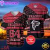 NFL Atlanta Falcons Personalized American Flag Baseball Jersey