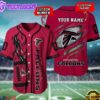 NFL Atlanta Falcons Team Logo Litmited Edition Baseball Jersey