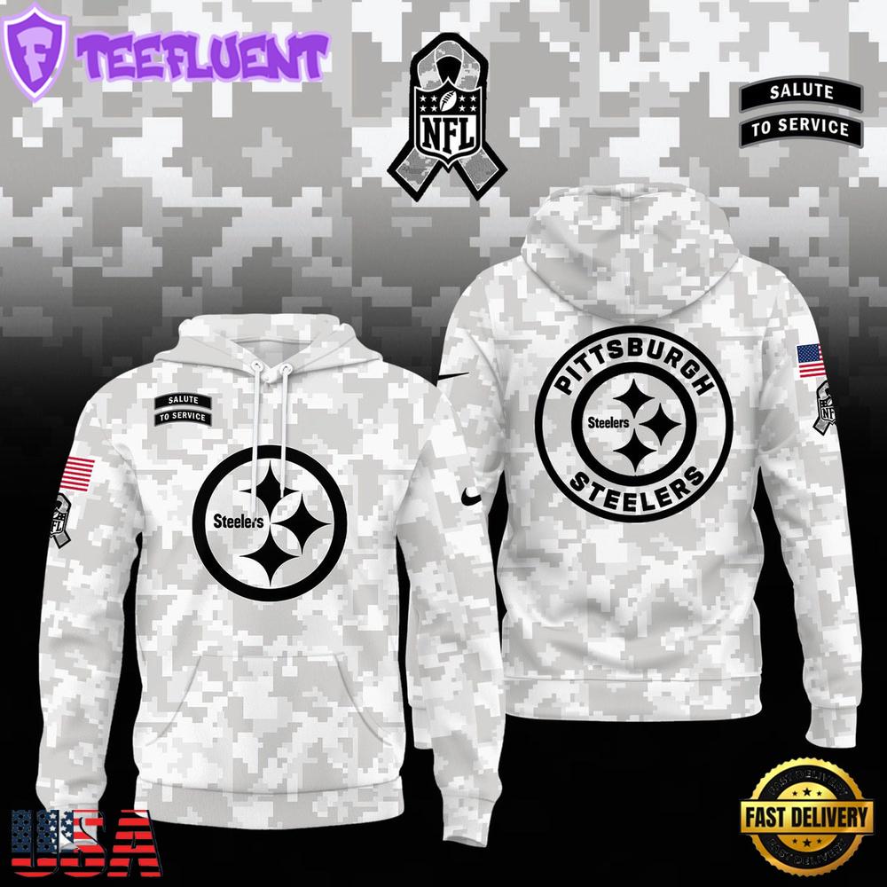 NFL Baltimore Ravens Camo 2024 Salute to Service Hoodie
