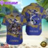 NFL Baltimore Ravens Football Mascot Custom Name Hawaiian Shirt