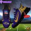 NFL Baltimore Ravens Football Team Design Max Soul Shoes, Football New Sneaker Shoes