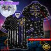 NFL Baltimore Ravens Happy Mother Day And Happy Father Day Custom Name Hawaiian Shirt