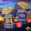 NFL Baltimore Ravens Personalized American Flag Baseball Jersey