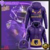 NFL Baltimore Ravens Purple Rises Hoodie