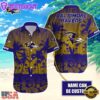 NFL Baltimore Ravens Vintage Style Custom Name Hawaiian Shirt