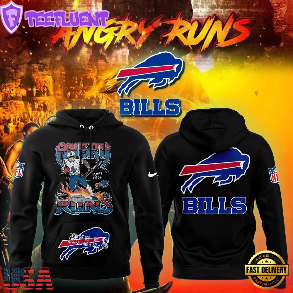 NFL Buffalo Bills Angry Runs Hoodie