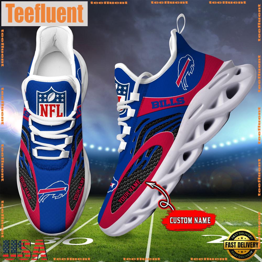 NFL Buffalo Bills Custom Max Soul Shoes