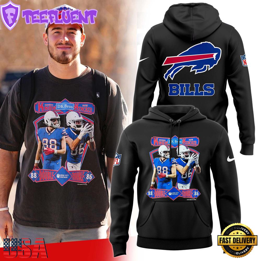 NFL Buffalo Bills Exclusive Dawson Knox And Dalton Kincaid Double Trouble Hoodie