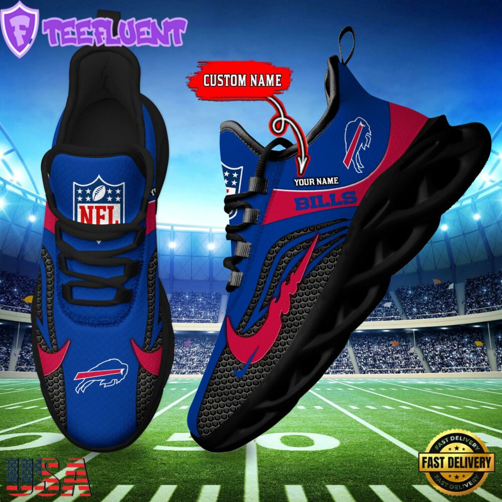 NFL Buffalo Bills Football Team New Design Max Soul Shoes Sneaker