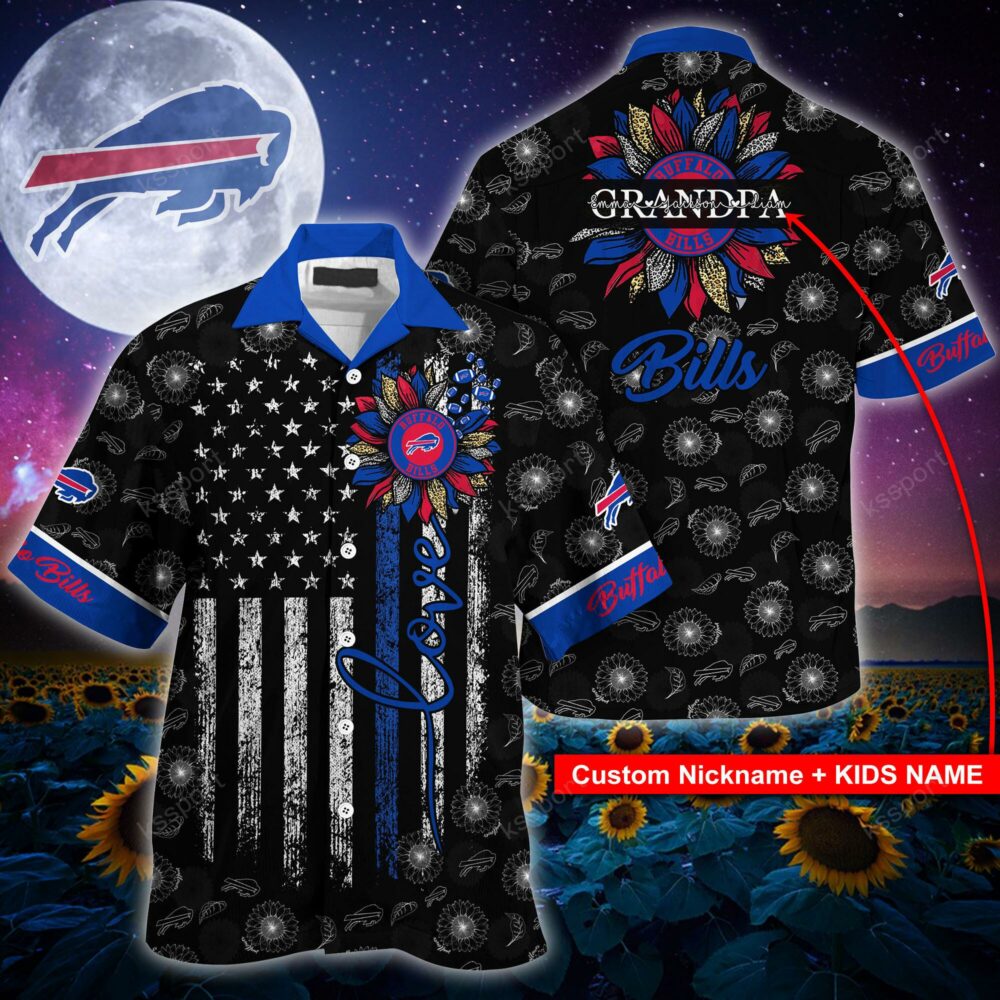 NFL Buffalo Bills Sunflower For Mother Day Father Day Hawaiian Shirt