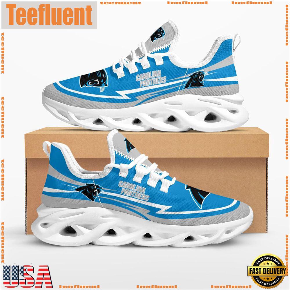 NFL Carolina Panthers Are Coming Curves Max Soul Shoes