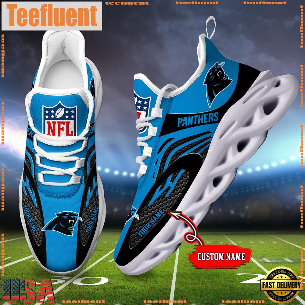 NFL Carolina Panthers Custom Max Soul Shoes