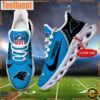 NFL Carolina Panthers Custom Name Max Soul Shoes Gift For Fans
