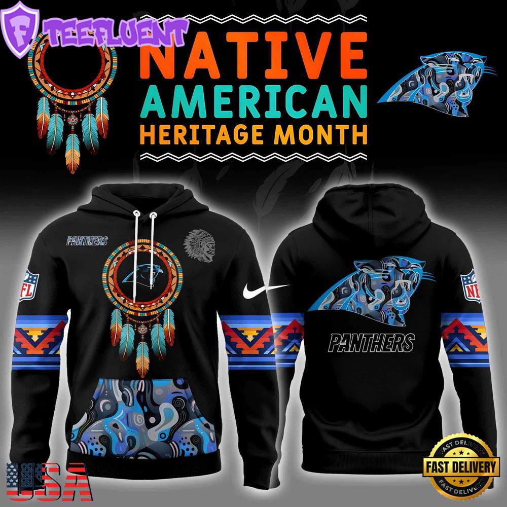 NFL Carolina Panthers Native American Heritage Month Hoodie