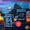 NFL Carolina Panthers Personalized American Flag Baseball Jersey