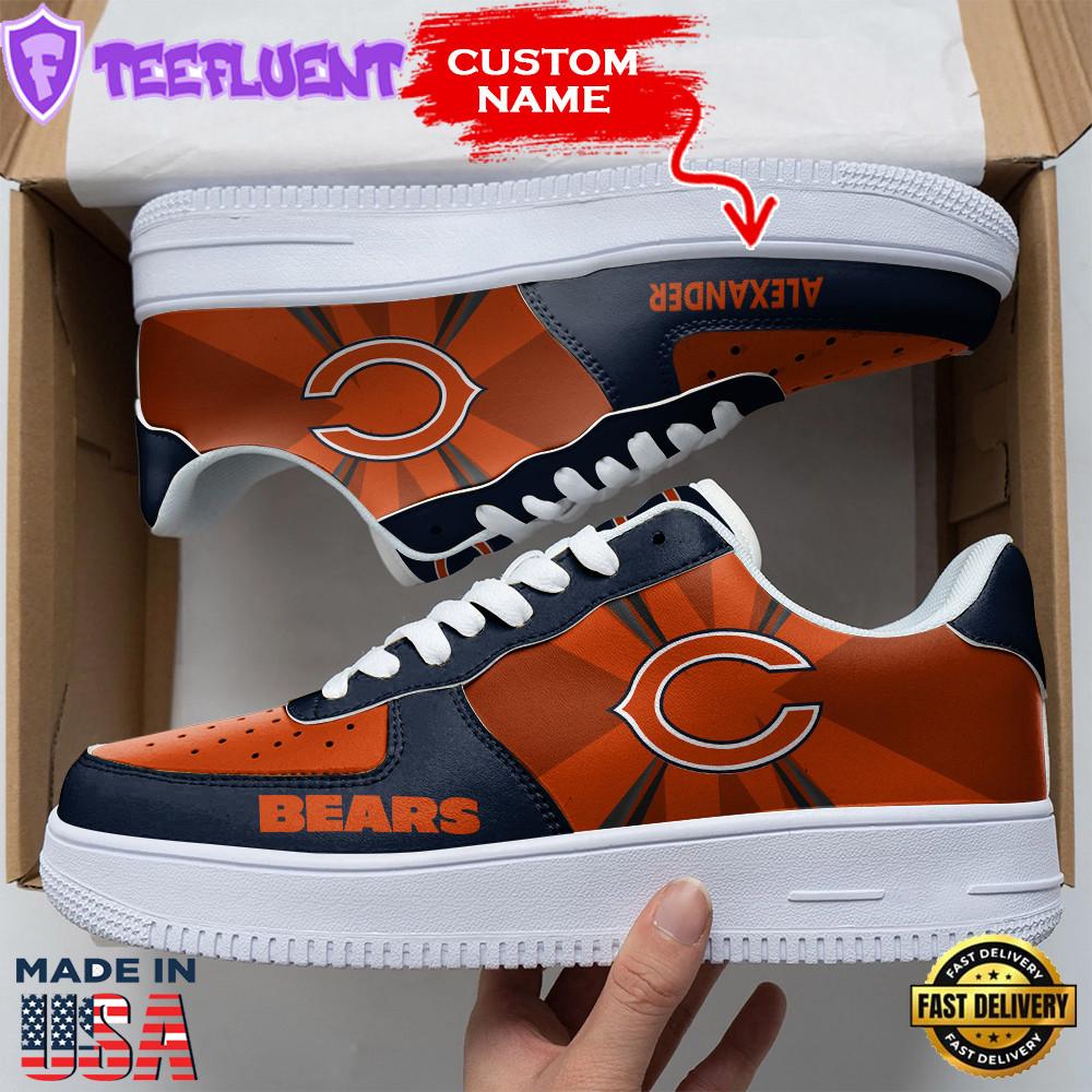 NFL Chicago Bears Custom Air Force 1 Sneakers For Fans