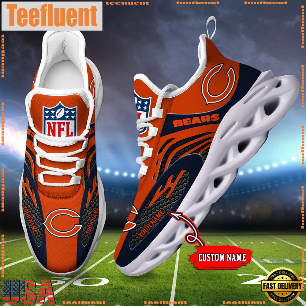 NFL Chicago Bears Custom Max Soul Shoes