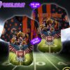 NFL Chicago Bears Eagle US Flag x Veterans Custom Baseball Jersey