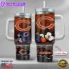 NFL Chicago Bears Mickey Mouse Custom Stanley Quencher 40oz Stainless Steel Tumbler With Handle